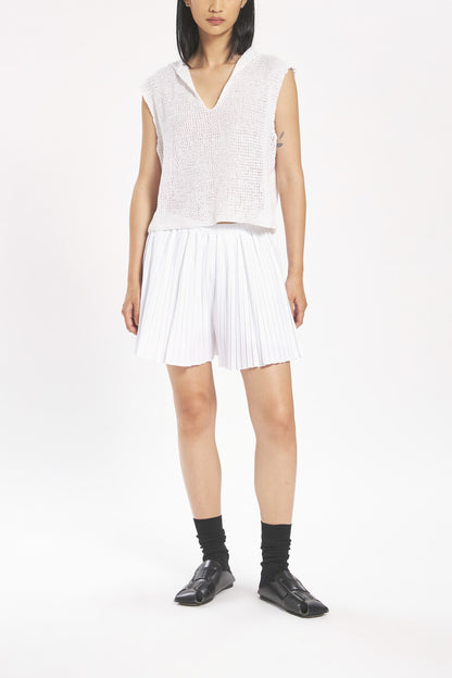 Shorts Alceste Plico Bianco