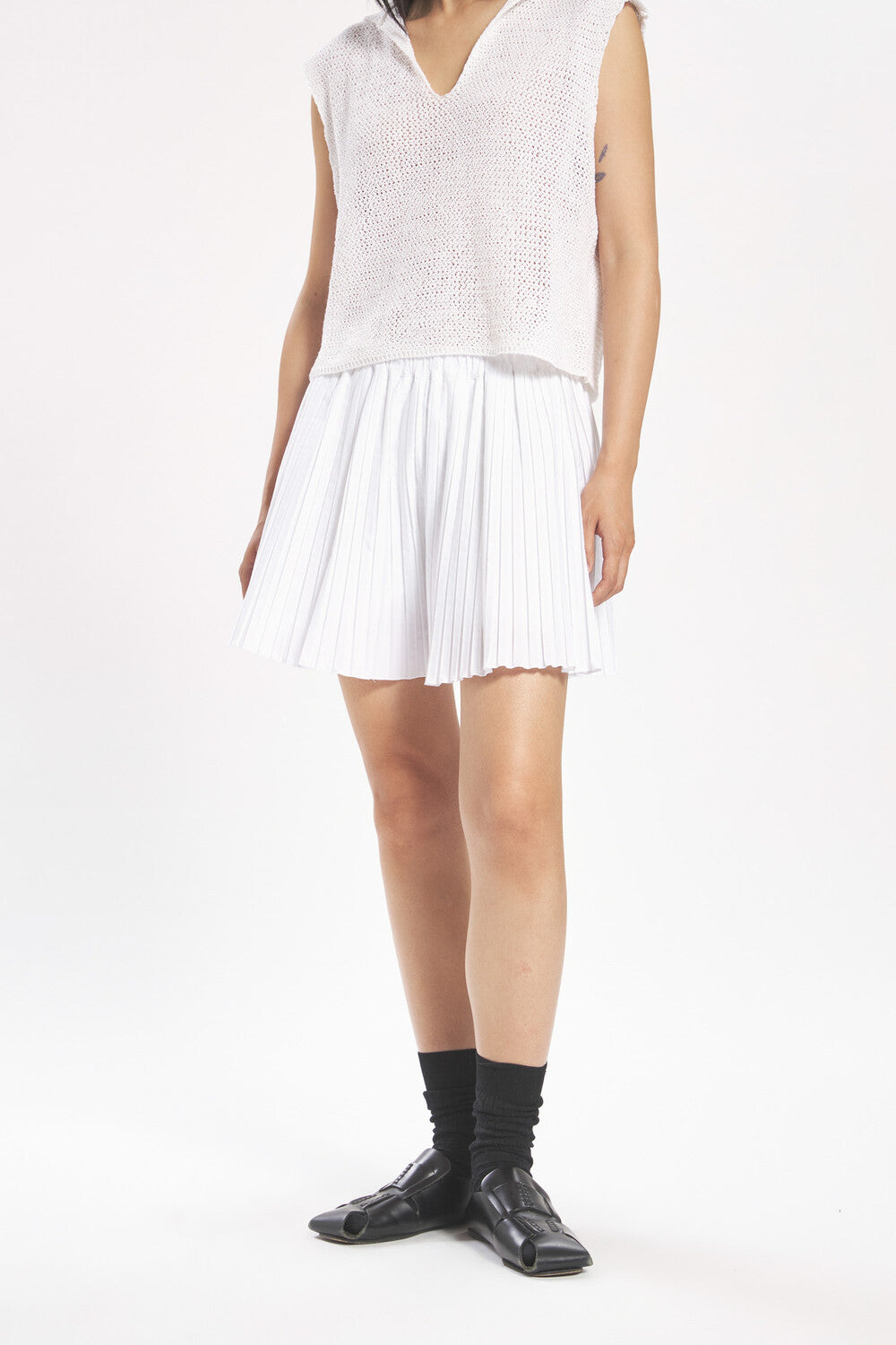 Shorts Alceste Plico Bianco