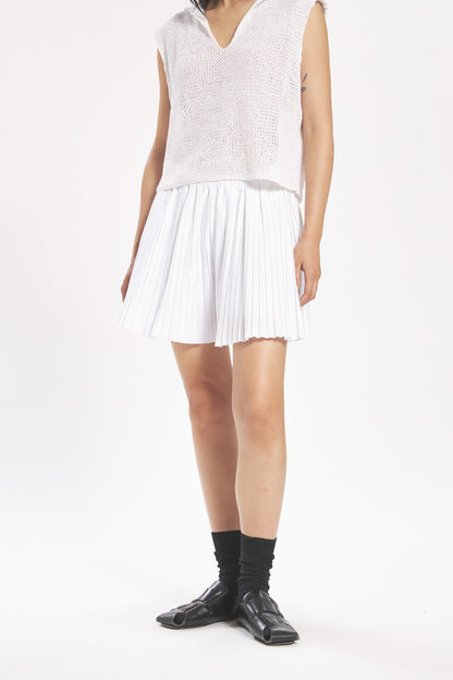 Shorts Alceste Plico Bianco