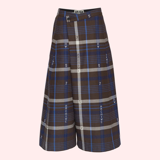 Pound Pants Brown Navy Archive