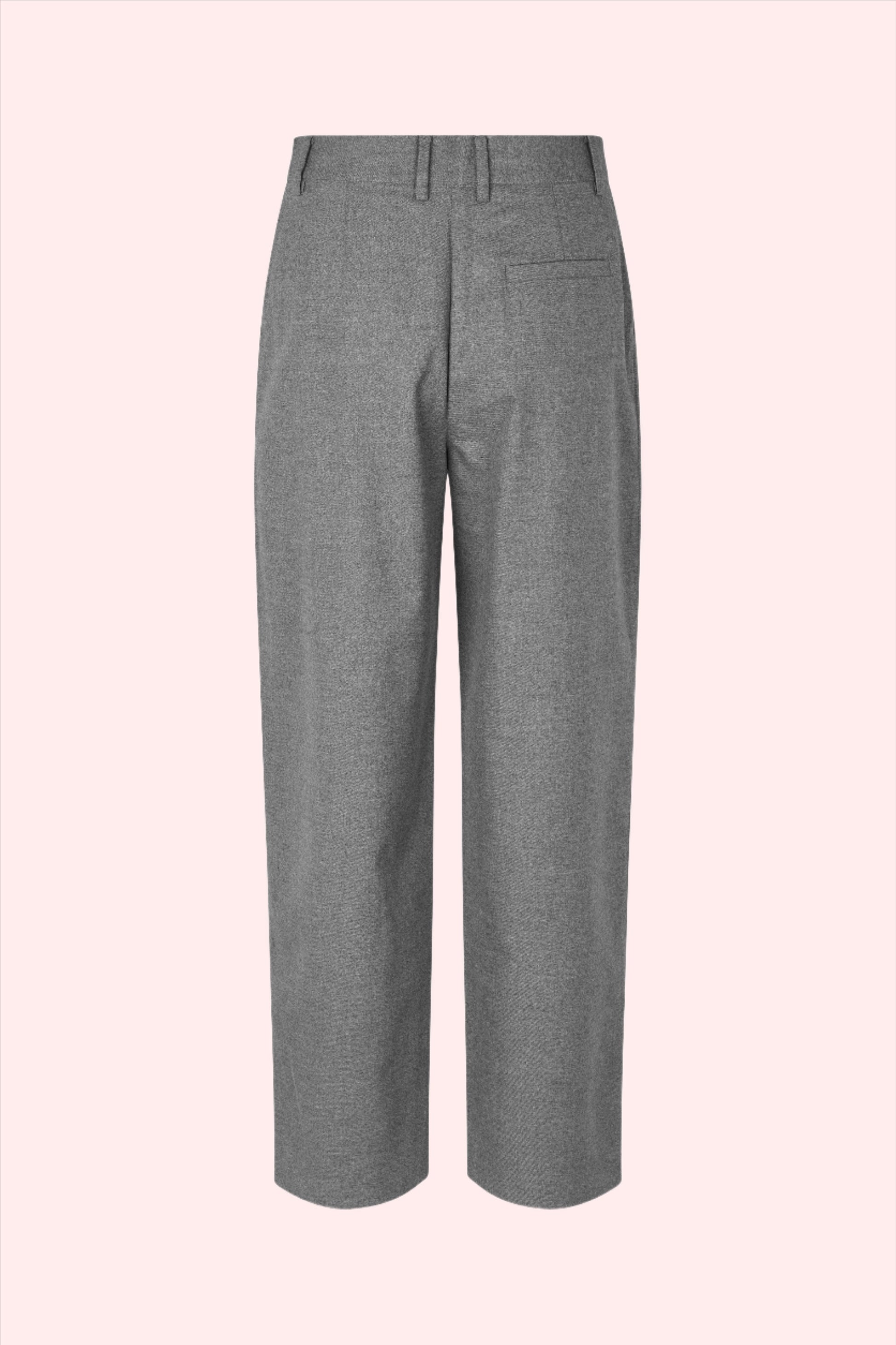 Samsoe Samsoe Saagneta trousers grey melange back