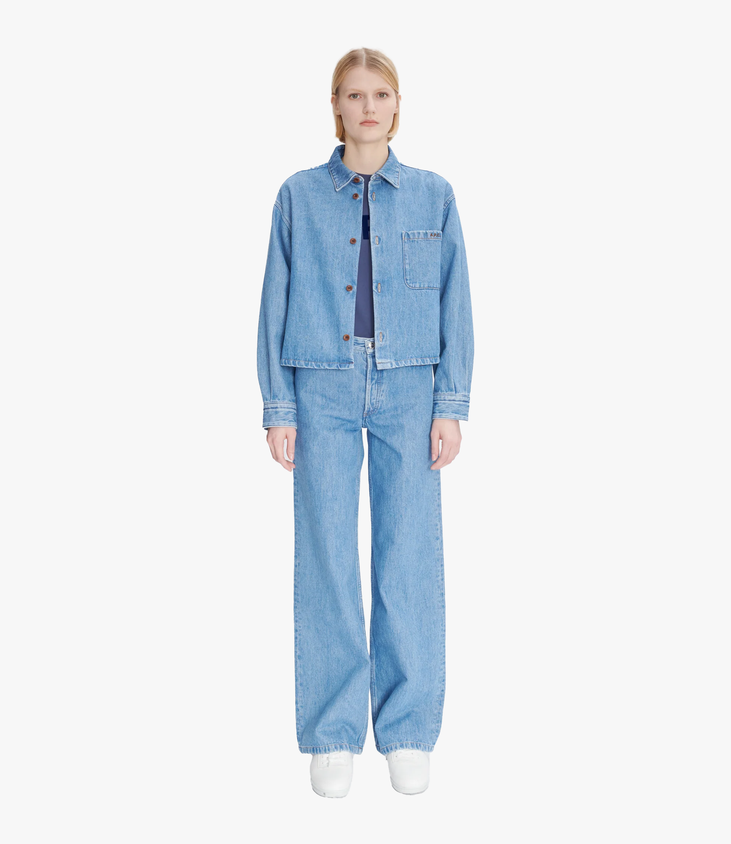 overshirt Samantha Brodée washed indigo