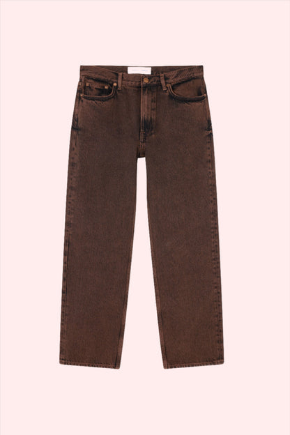 Sasmsoe Samsoe Sasha jeans brown earth front