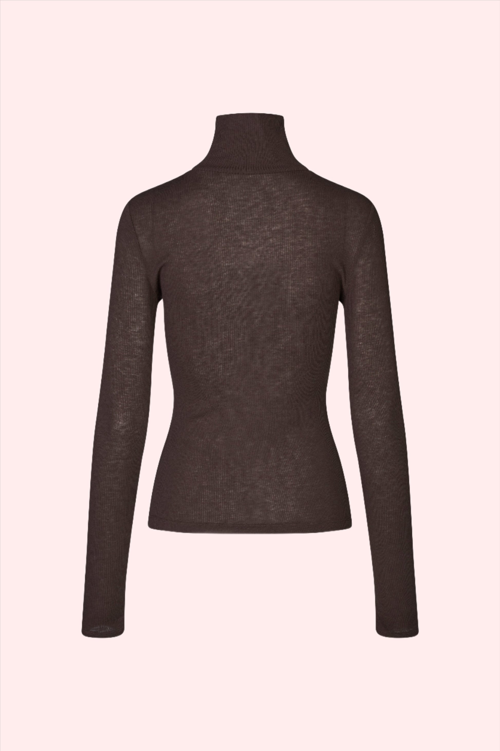 Samsoe Samsoe Sasonnet longsleeve t-neck chocolate torte  back