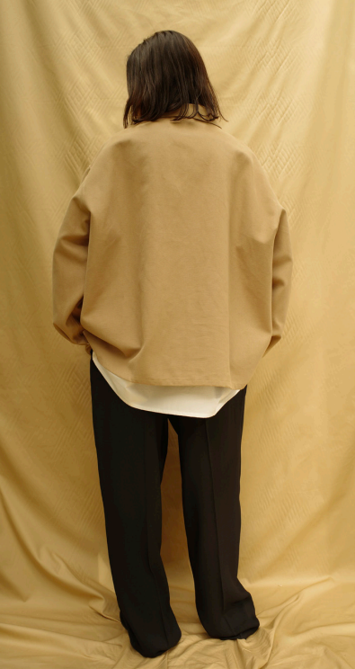 Canvas jacket NO4 Tobacco