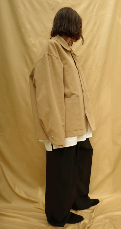 Canvas jacket NO4 Tobacco