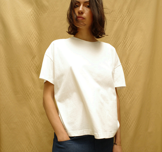 Simple tee short sleeve Optic white