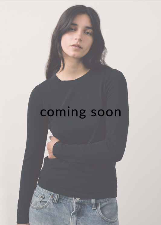 crew-neck longsleeve The Nora essential black