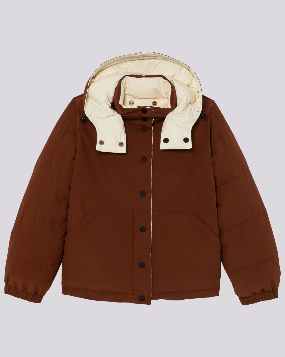 puffer Sophie marron/creme
