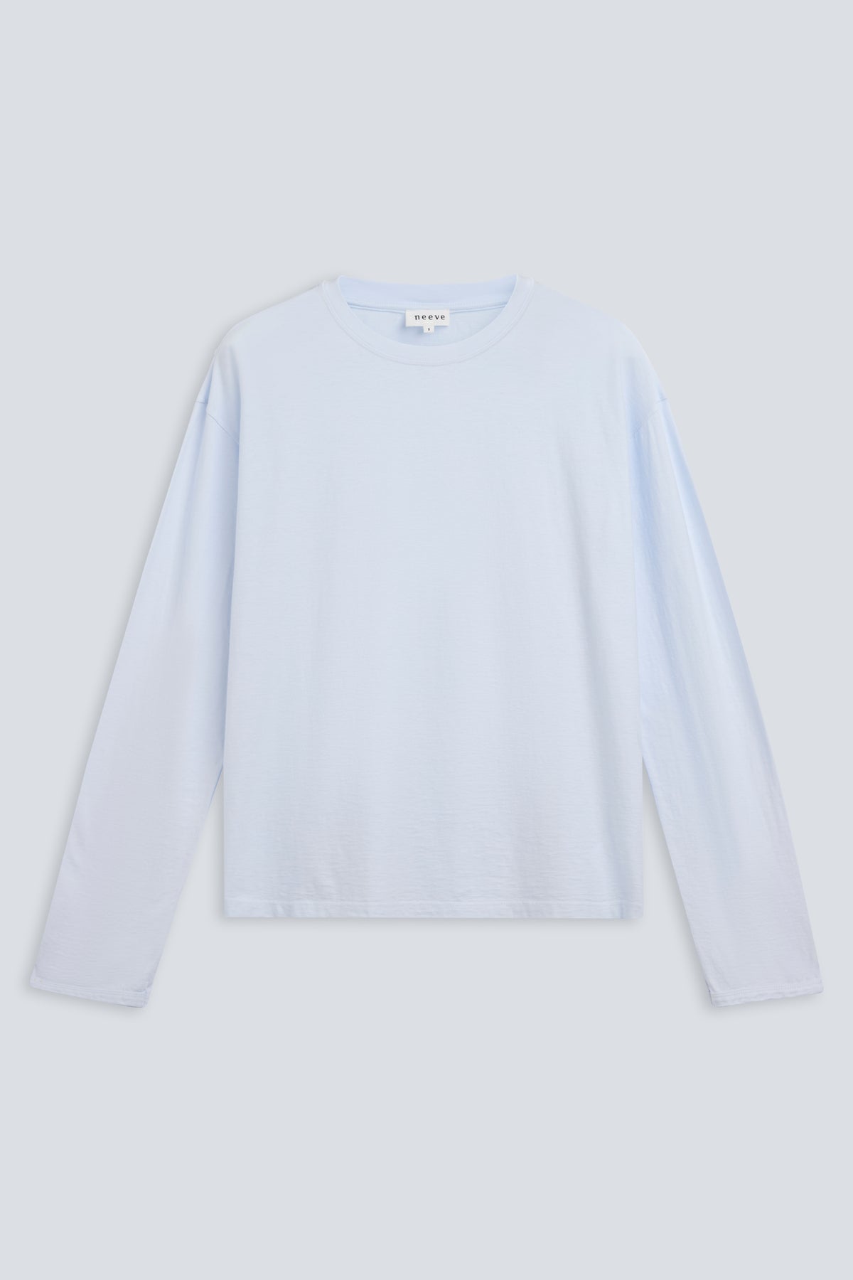 crew-neck longsleeve The Emily Ice Blue