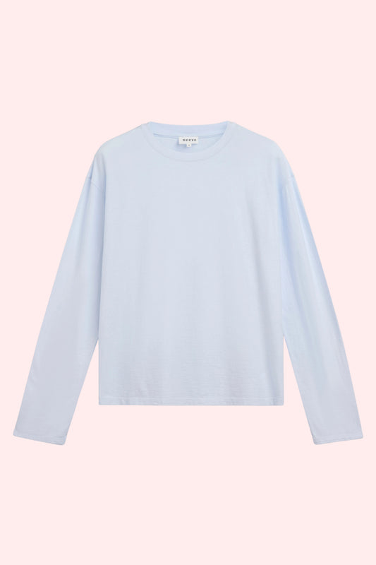crew-neck longsleeve The Emily Ice Blue