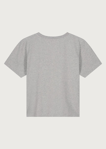 crew-neck t-shirt The Jill grey melange