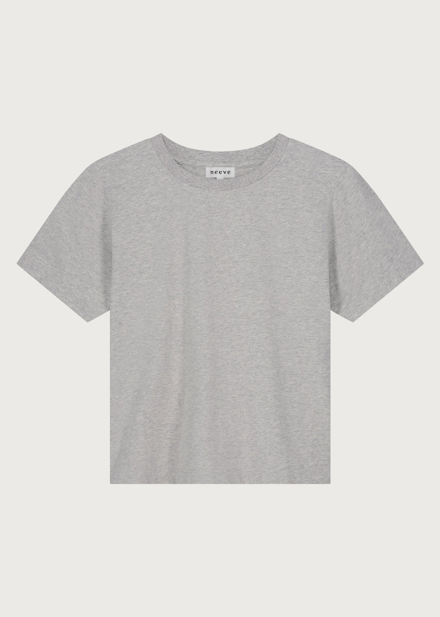 crew-neck t-shirt The Jill grey melange