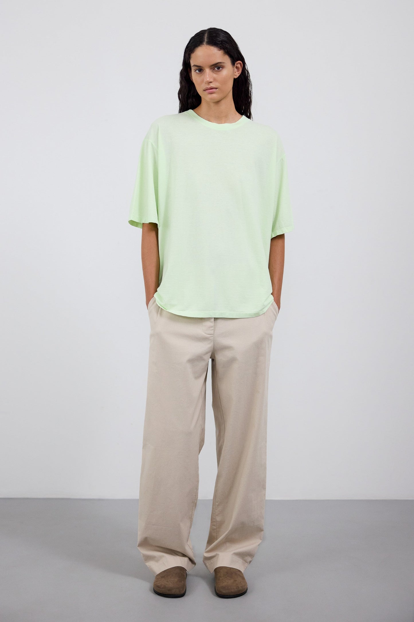 relaxed t-shirt The Lara Lime