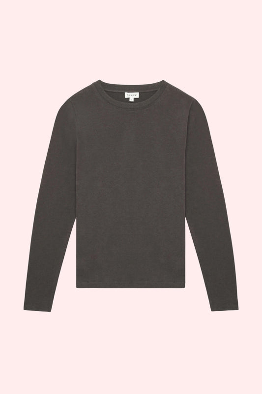 crew-neck longsleeve The Nora Anthracite
