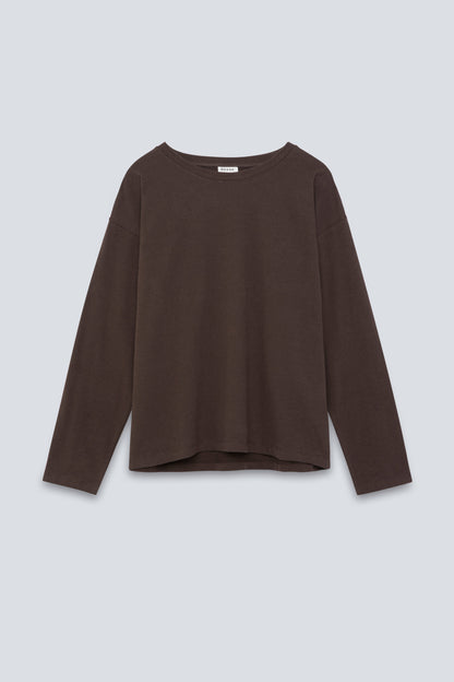 crew-neck longsleeve The Rose Chocolate Melange