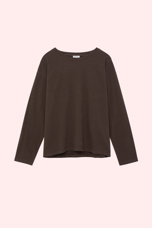 crew-neck longsleeve The Rose Chocolate Melange