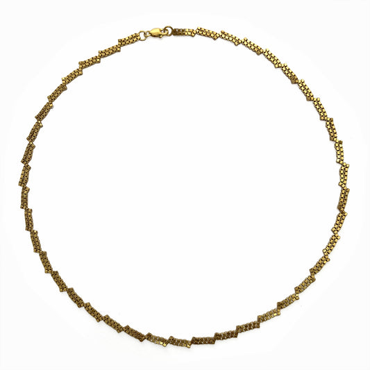 necklace Zig Zag gold-plated