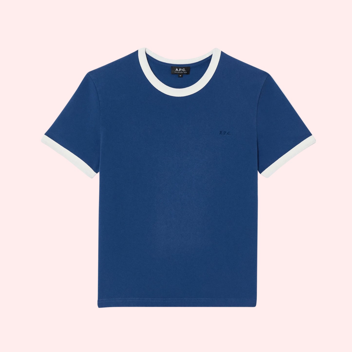 T-SHIRT CROP MANCHE COURTE CONTRASTÉ