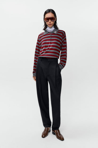 ORGANIC COTTON STRIPED POLO Multicolor