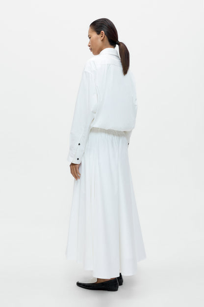BOMBER SHIRT White