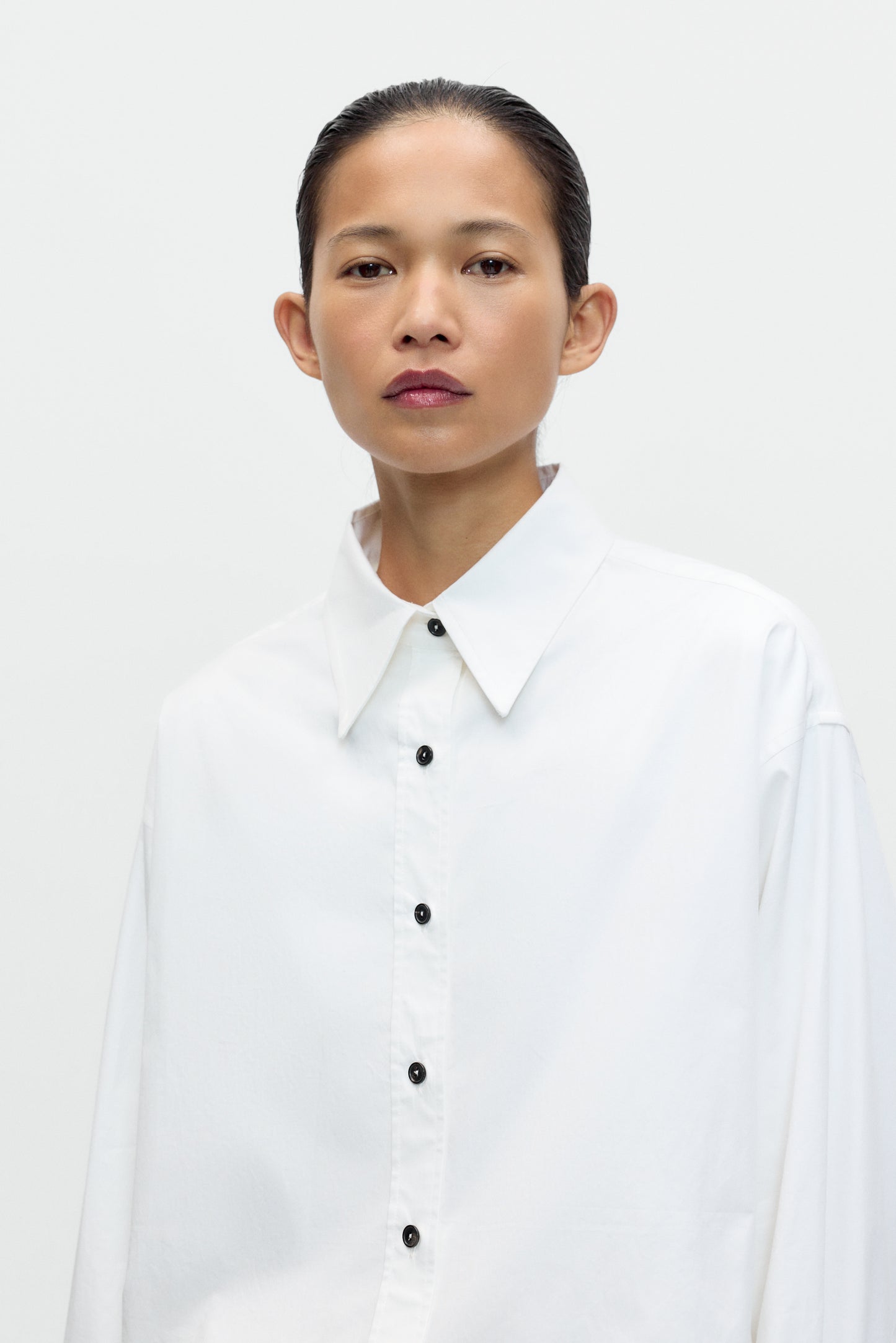 BOMBER SHIRT White