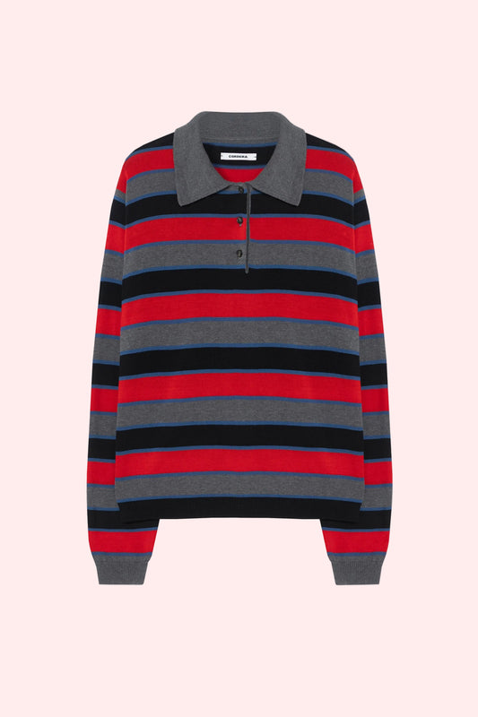 ORGANIC COTTON LONG-SLEEVE POLO
