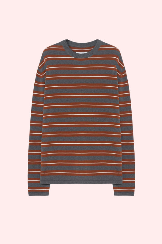 ORGANIC COTTON STRIPED LONG-SLEEVE TEE