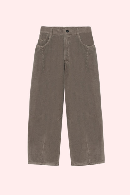 CORDUROY BAGGY PANTS Cobblestone
