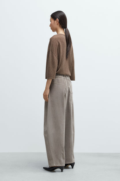 CORDUROY BAGGY PANTS Cobblestone