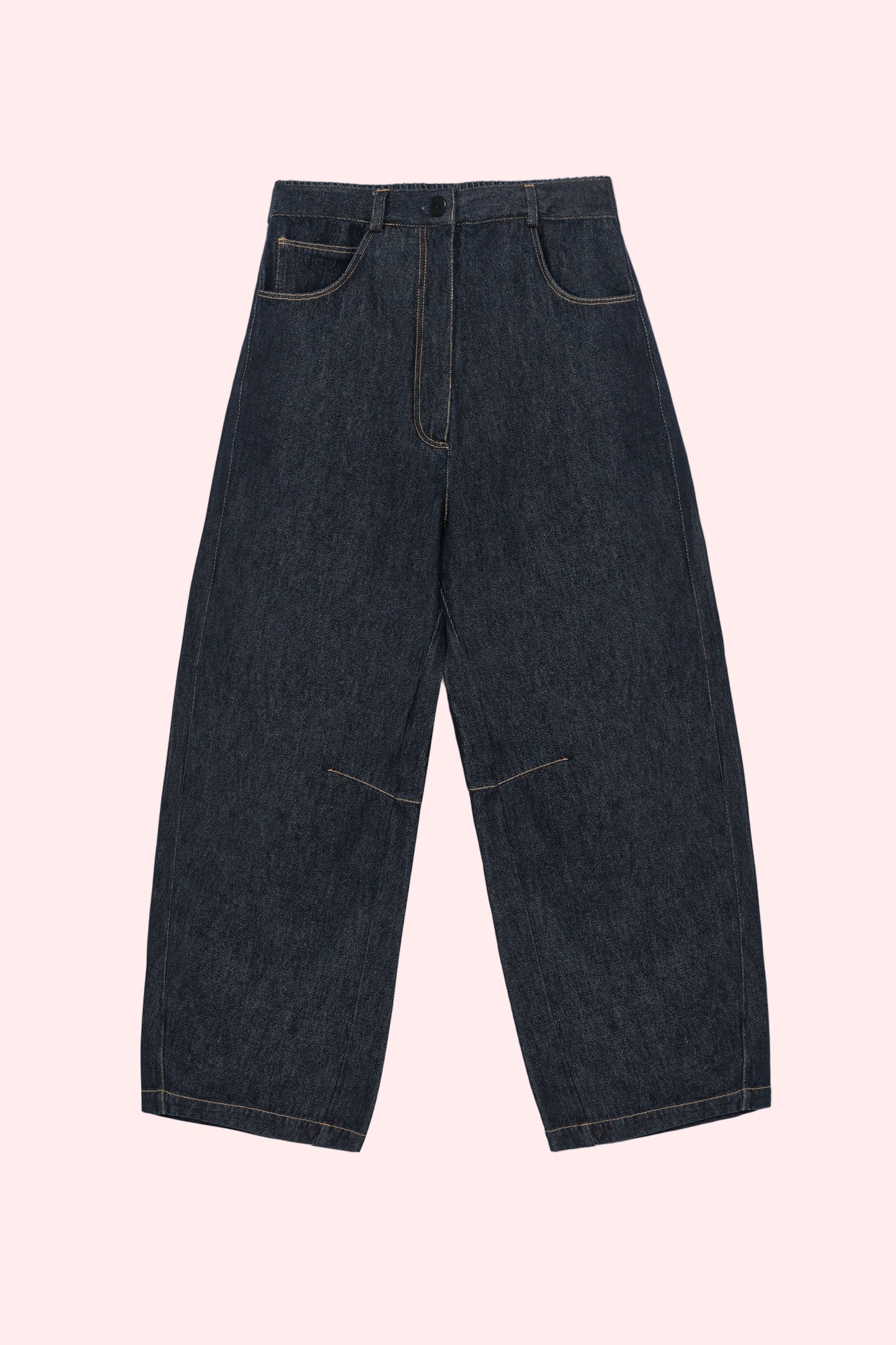 CURVED BAGGY JEANS