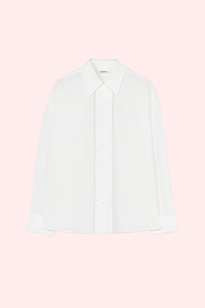 LACE SHIRT White