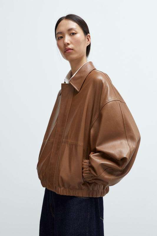 NAPPA BOMBER JACKET Tan