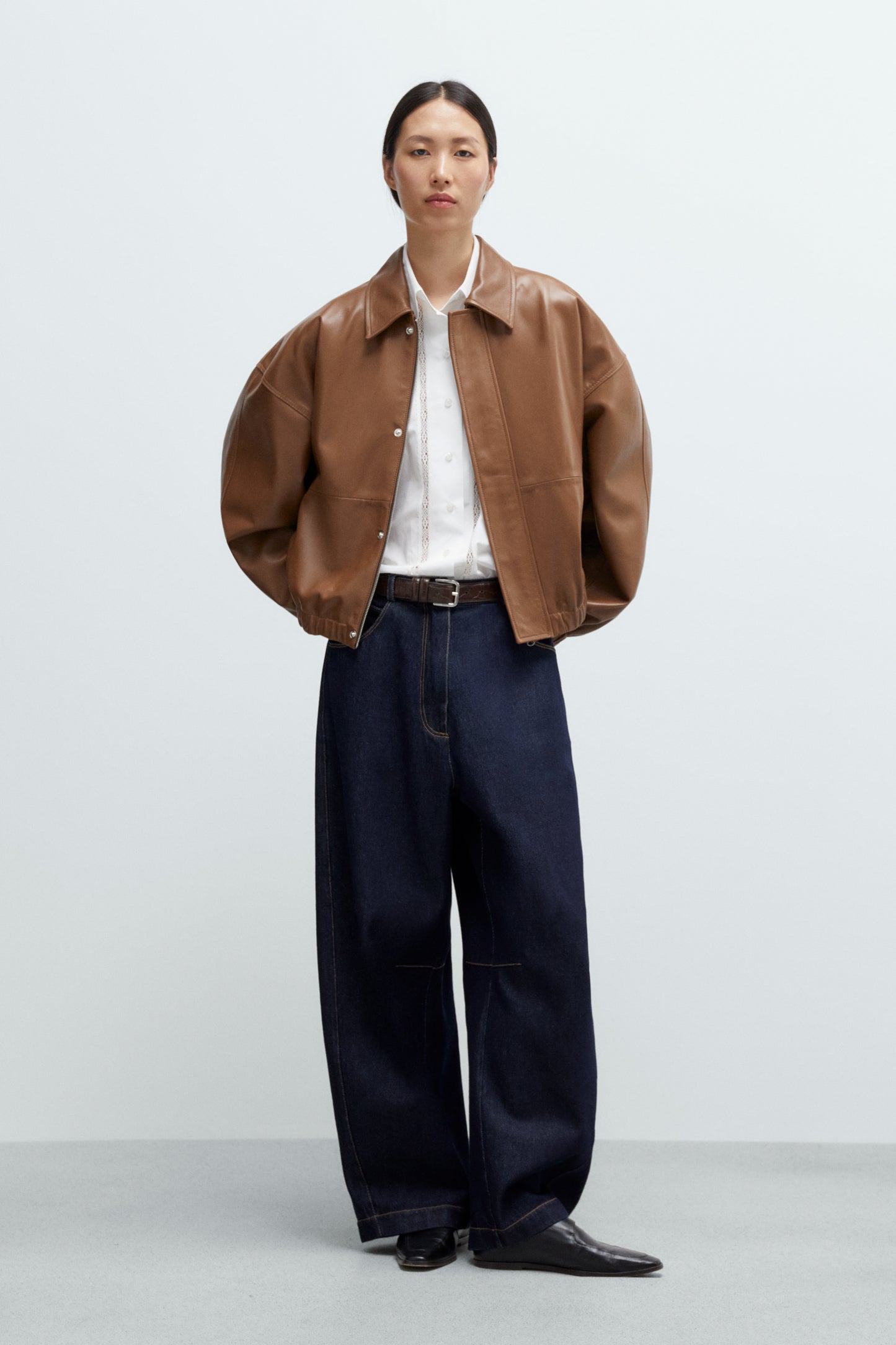 NAPPA BOMBER JACKET Tan