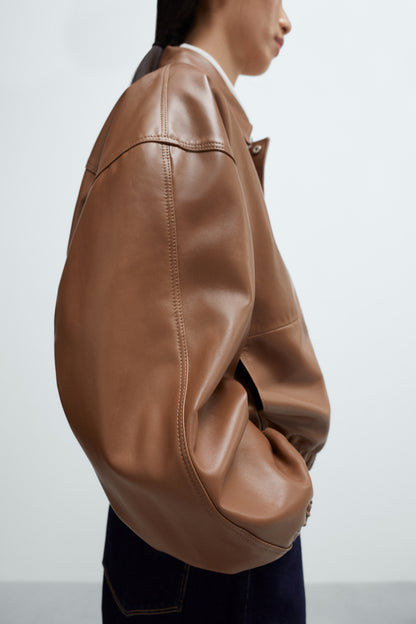 NAPPA BOMBER JACKET Tan