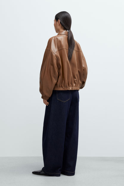 NAPPA BOMBER JACKET Tan