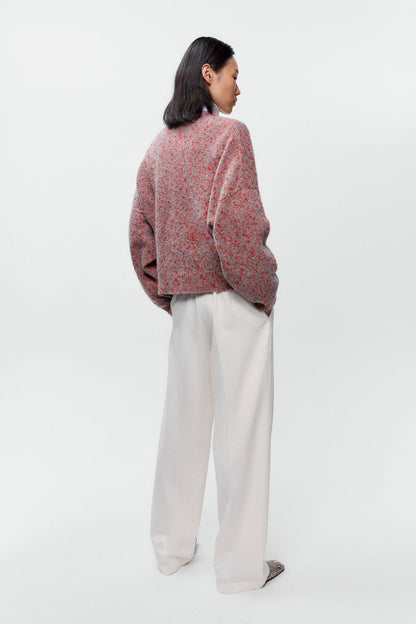 SPECKLED CREWNECK SWEATER Malva