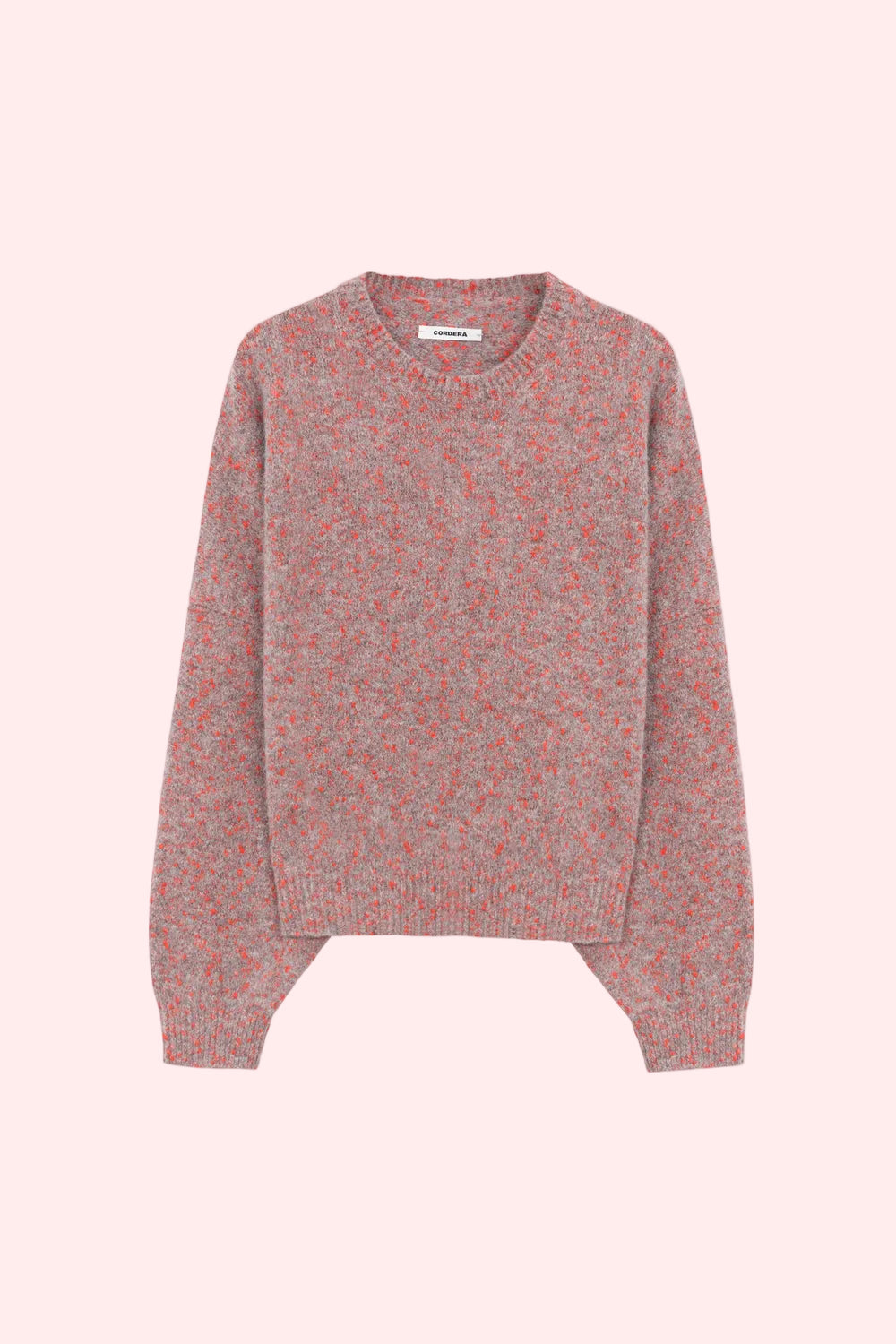SPECKLED CREWNECK SWEATER Malva