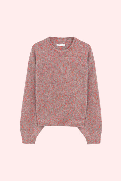 SPECKLED CREWNECK SWEATER Malva