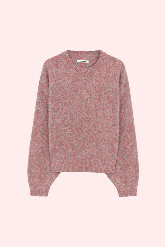 SPECKLED CREWNECK SWEATER Malva