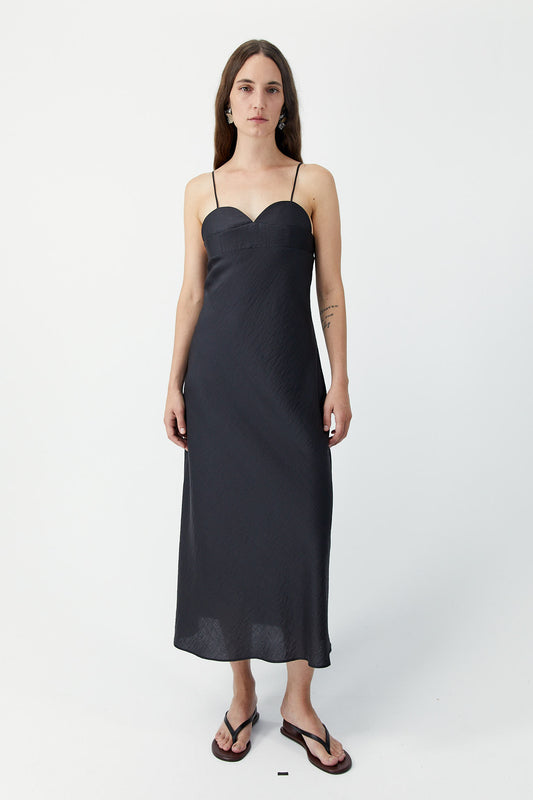 HEART-SHAPED DRESS Espresso