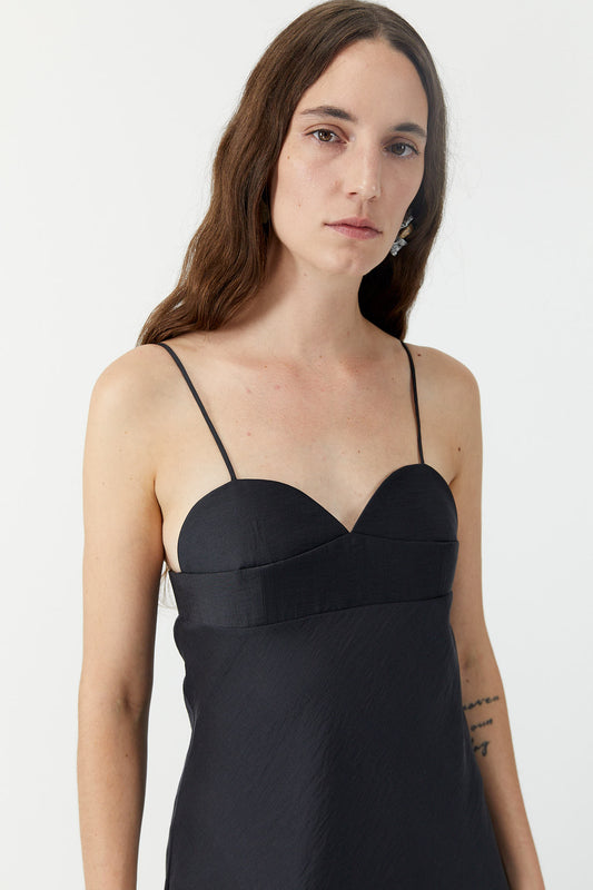 HEART-SHAPED DRESS Espresso
