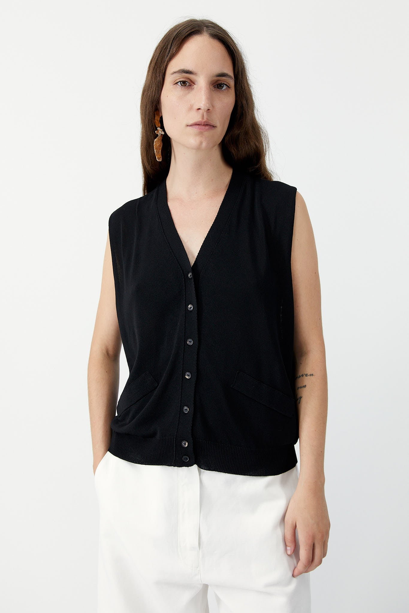 OVERSIZE WAISTCOAT Black