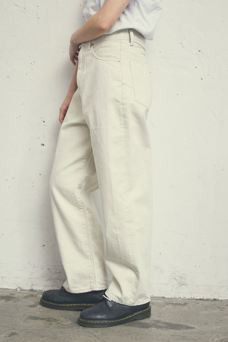 jeans Optima Off White ONE WASH