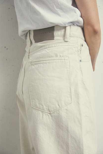 jeans Optima Off White ONE WASH