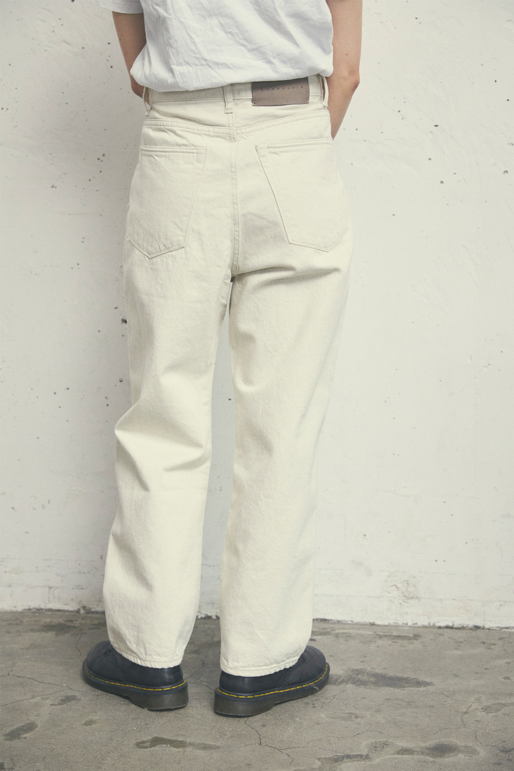 jeans Optima Off White ONE WASH