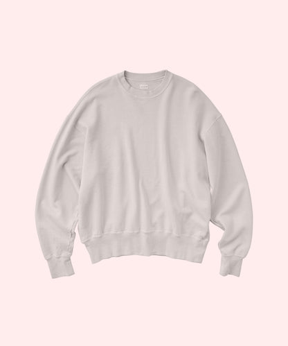 Light gray-pink sweatshirt on a white background