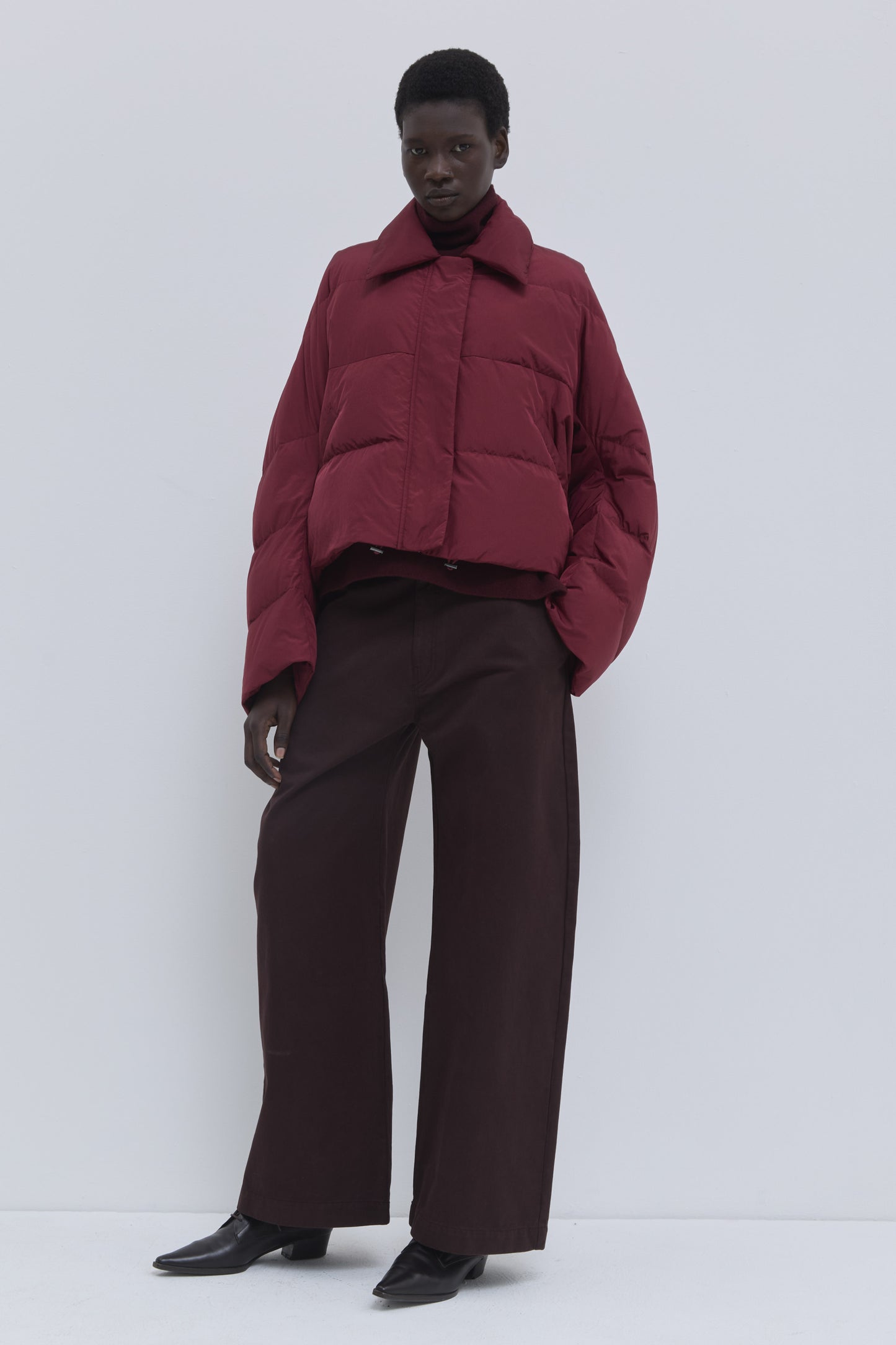 PUFFER JACKET JANI 8947 GARNET