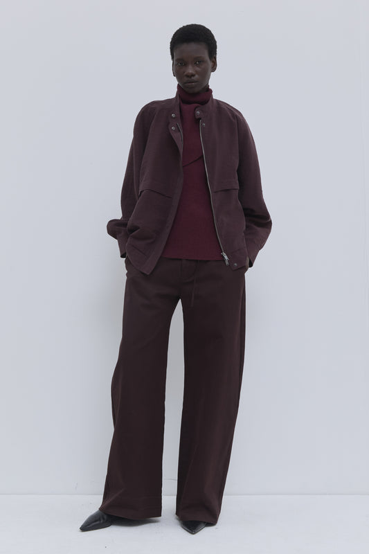 BOMBER VEST JASSIL 8918 WINE