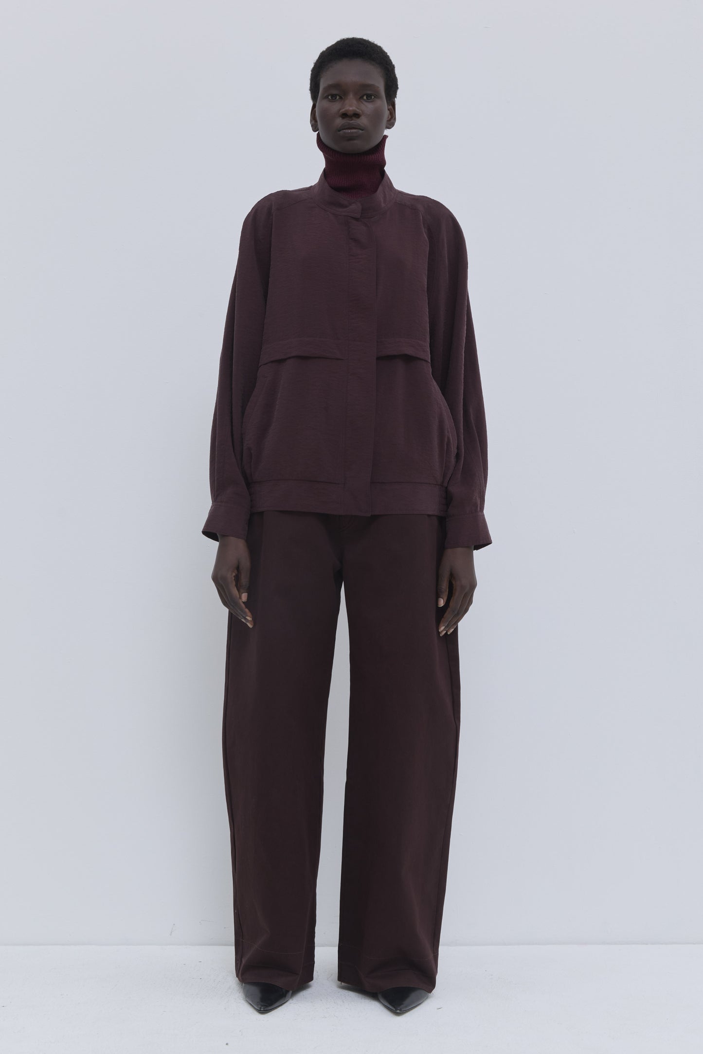 BOMBER VEST JASSIL 8918 WINE